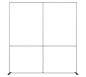 Formulate™ Master 10′ × 10′ Straight Backwall · Front View (Hardware Only)
