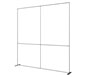 Formulate™ Master 10′ × 10′ Straight Backwall · Right Angle View (Hardware Only)
