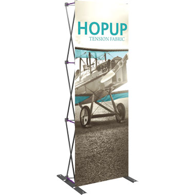 Hop Up™ 1×3 Pop Up Tower with Front Graphic