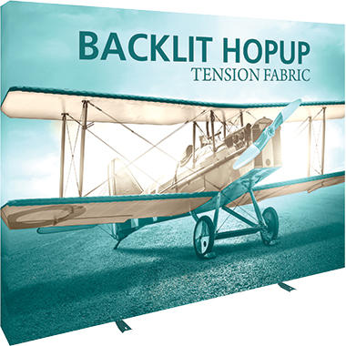 Hop Up™ 4×3 Backlit Pop Up Display