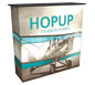 Hop Up™ Trade Show Counter (Black Countertop option) · Left Angle View