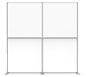 Modulate™ Sneeze Guard Walls · 92″ × 92″ w/ Plex Top Panels & PVC Bottom Panels