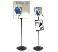Observe™ Pro Sign Stand · Both Display Options w/ Graphics