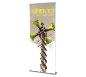 Orient 800™ Retractable Banner with Silver Stand