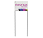 Popup Bar™ Mini Header (Sold Separately) · Front View
