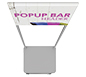 Popup Bar™ w/ Mini Header (Sold Separately) Attached · Top View