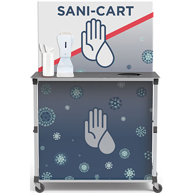 Popup™ Sani-Cart · Large (Supplies Not Included)