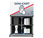 Popup™ Sani-Cart • Large · Back Panel (Open); Supplies Not Included