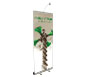 Quickstand™ Retractable Banner Stand (in Silver) and Light