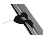 Poster Snapper™ Hanging Sneeze Guards · Close Up of Nylon Line Mount