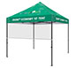 Zoom™ Tent Banner Shield (10′ Economy Tent sold separately) · Right Angle View