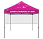 Zoom™ Tent Banner Shield (10′ Standard Tent sold separately) · Front View