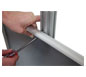 Trappa Post™ Sign Stand Assembly · Tighten Screws at Desired Height on Post