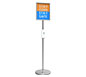 Trappa™ Post Sanitizer Stand · Left Angle View