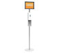 Trappa™ Steel Sanitizer Stand · Left Angle View (Landscape Orientation)