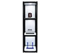 Twist™ 3 Portable Display Cabinet w/ Optional Back Graphics · Front View