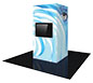 Vector Frame™ Modular Backlit Monitor Tower 02 · Right Angle View
