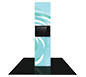 Vector Frame™ Modular Backlit Monitor Tower 05 · Front View