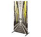 Vector Frame™ R-02 Tension Fabric Sign · Right Angle View