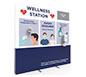 Wellness Station™ w/ Endcaps · Left Angle View