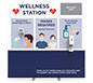Wellness Station™ w/ Endcaps · Front View