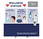 Wellness Station™ w/ Endcaps · Front Exploded View