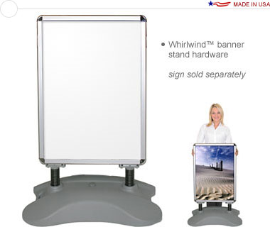 Whirlwind Outdoor Banner Stand