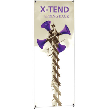 X-Tend™ 1 Spring Back Banner Stand