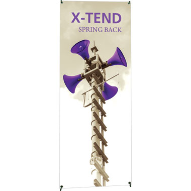 X-Tend™ 2 Spring Back Banner Stand