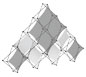 Xclaim™ Fabric Popup Display • 10 Quad Pyramid Kit 03- View of Graphic Arrangement