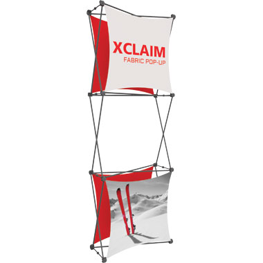 Xclaim™ Fabric Popup Display • 1×3 Kit 03