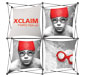 Xclaim™ Fabric Popup Display • 2×2 Kit 04 - Front View