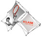 Xclaim™ Fabric Popup Display • 3 Quad Pyramid Kit 01 - Alternate View