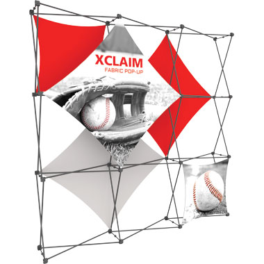 Xclaim™ Fabric Popup Display • 3×3 Kit 02