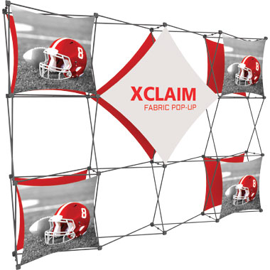 Xclaim™ Fabric Popup Display • 4×3 Kit 02