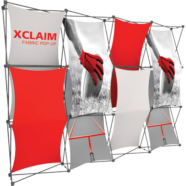 Xclaim™ Fabric Popup Display • 4×3 Kit 03