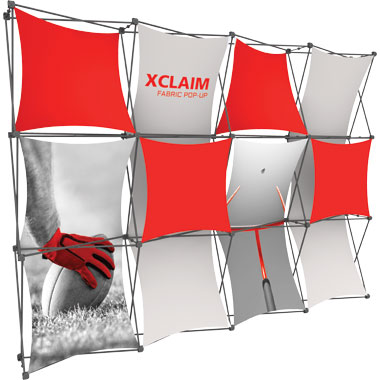 Xclaim™ Fabric Popup Display • 4×3 Kit 04