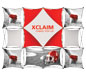 Xclaim™ Fabric Popup Display • 4×3 Kit 06 - Front View