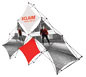 Xclaim™ Fabric Popup Display • 6 Quad Pyramid Kit 01 - Alternate View
