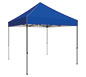 Zoom™ Economy 10′ Popup Tent (Blue) · Left Angle View