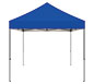 Zoom™ Economy 10′ Popup Tent (Blue) · Front View