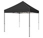 Zoom™ Economy 10′ Popup Tent (Black) · Right Angle View