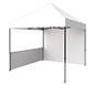 Zoom™ 10′ Tent w/ Full Wall & Half Wall (Tent & Half Wall Sold Separately) · Right Angle View (White)