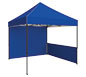 Zoom™ 10′ Tent w/ Full Wall & Half Wall (Tent & Half Wall Sold Separately) · Left Angle View (Blue)