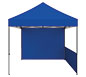 Zoom™ 10′ Tent w/ Full Wall & Half Wall (Tent & Full Wall Sold Separately) · Front View (Blue)