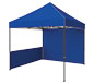 Zoom™ 10′ Tent w/ Full Wall & Half Wall (Tent & Full Wall Sold Separately) · Right Angle View (Blue)
