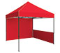Zoom™ 10′ Tent w/ Full Wall & Half Wall (Tent & Full Wall Sold Separately) · Left Angle View (Red)