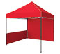 Zoom™ 10′ Tent w/ Full Wall & Half Wall (Tent & Half Wall Sold Separately) · Right Angle View (Red)