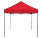Zoom™ Standard 10′ Popup Tent (Red) · Front View