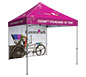 Zoom™ Standard 10′ Popup Tent w/ Optional Full Wall (Sold Separately) · Left Angle View
